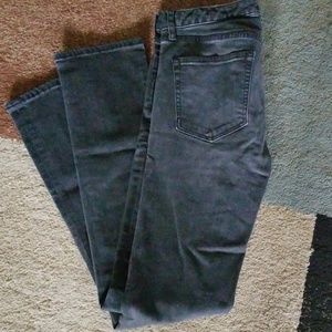 Gap black straight jeans